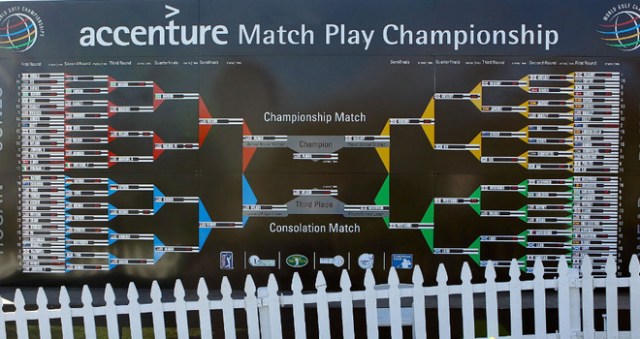 The Match Play bracket. Nothing else like it