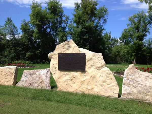 Burial site behind No. 3 at Cooke Municipal GC
